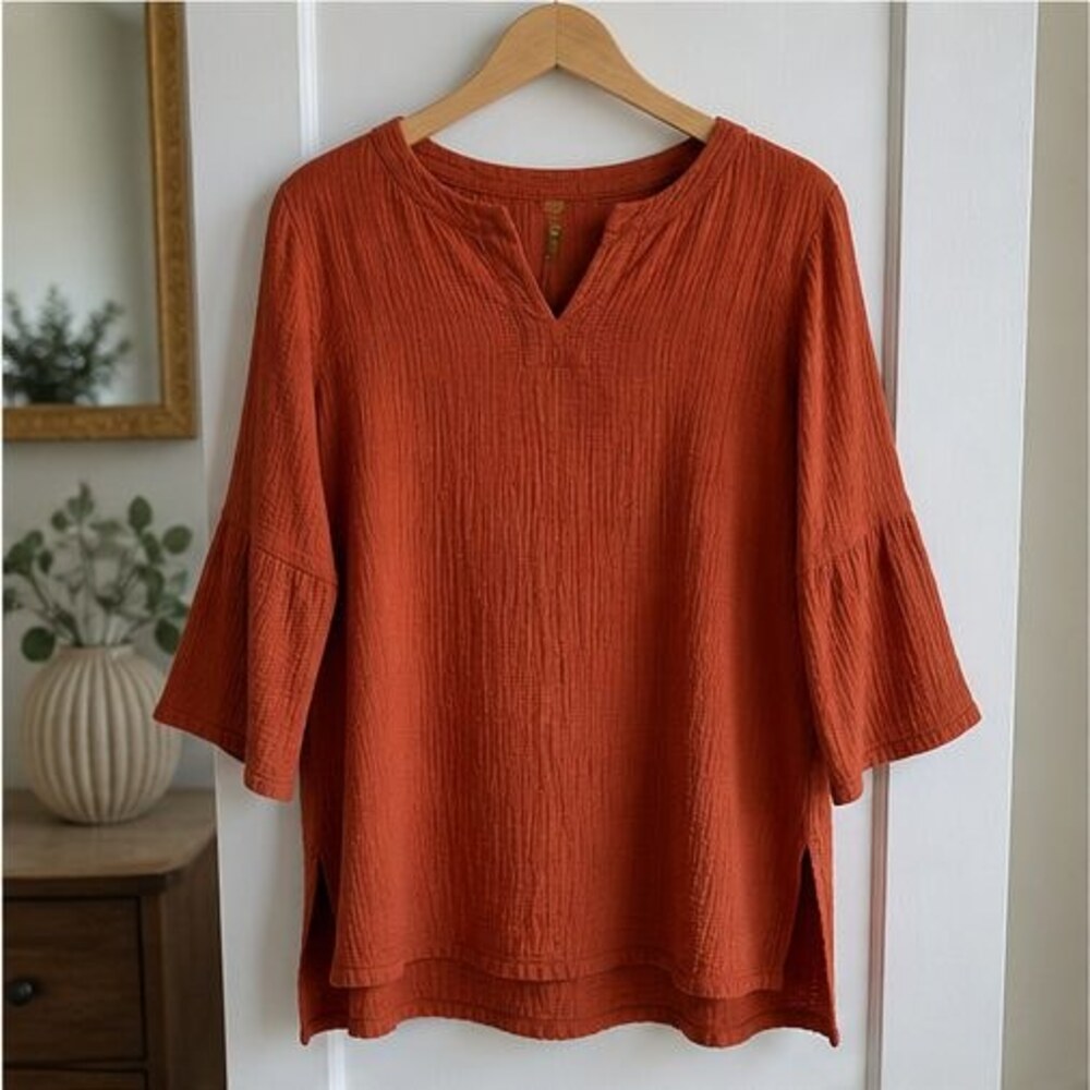 Blue Tunic Blouse